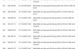 618 chủ xe có biển số sau nhanh chóng nộp phạt nguội theo Nghị định 168: Vi phạm cùng 1 lỗi có mức phạt lên tới 22 triệu đồng