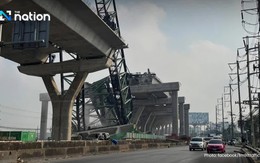 Lại thêm 1 vụ sập cần cẩu tại Thái Lan gây thương vong trong 2 ngày liên tiếp