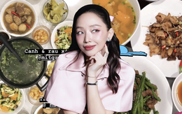 Những bữa cơm nhà của Tóc Tiên