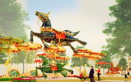 Đường hoa Nguyễn Huệ Tết Bính Ngọ lần đầu tiên có 2 phiên bản cho ngày và đêm