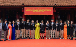 1 trường tư thục ở Hà Nội trao thưởng hàng tỷ đồng cho học sinh giành giải ở kì thi HSG Quốc gia