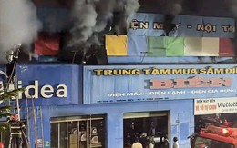 Hiện trường vụ cháy Trung tâm mua sắm điện máy lúc rạng sáng khiến 2 mẹ con tử vong thương tâm