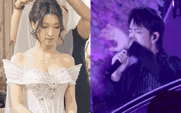 Clip siêu hiếm hé lộ không gian đám cưới Phương Nhi: 1 nam ca sĩ điển trai hát mừng, cô dâu chú rể đâu rồi?