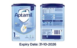 Thu hồi sữa Aptamil tại Anh do nhiễm độc tố, Việt Nam yêu cầu rà soát khẩn