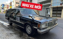 Ông Đặng Lê Nguyên Vũ đem Toyota Crown Wagon hàng hiếm lên phố: Vỏ 40 năm vẫn bóng loáng nhưng màu nội thất mới đặc biệt gây chú ý