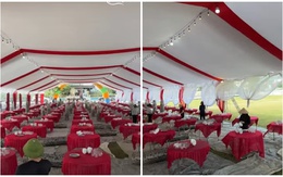 Bố Nguyễn Đình Bắc làm 100 mâm cỗ tri ân làng xóm: Từ sáng không khí đã tất bật