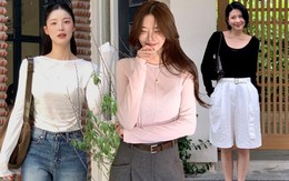 Trời ấm là phải mặc ngay áo thun dài tay với 5 công thức siêu trẻ