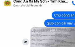 Học sinh nhờ "chú công an" giải đề thi và cái kết: Page Công an xã nhận "bão tin nhắn"