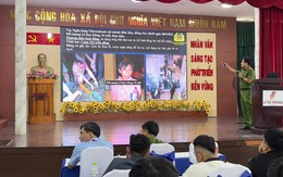 Công an mời đại diện ngân hàng, tiệm vàng đến tuyên truyền chống trộm cướp, lừa đảo