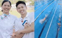 6,5 triệu người xem chị em Ánh Viên - Quang Thuấn thi bơi, ai giỏi hơn?