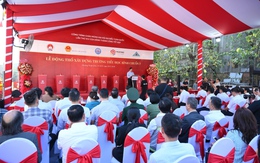 Động thổ xây dựng trường học đạt chuẩn quốc gia do doanh nghiệp tài trợ tại phường Thuận Giao