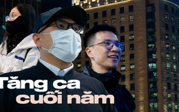 Chùm ảnh, clip: 10 giờ đêm, các toà nhà văn phòng ở Hà Nội vẫn sáng đèn, nhân viên tăng ca đến 0 giờ