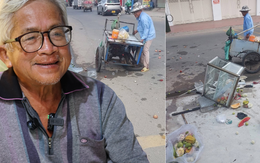 Câu chuyện bất ngờ phía sau chiếc xe trái cây vỡ nát của người đàn ông 64 tuổi một mình nuôi vợ bệnh ở TP.HCM
