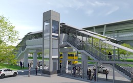 TP.HCM lắp 8 thang máy cầu vượt bộ hành Metro số 1