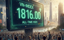 Chứng khoán Việt Nam chính thức vượt 1.800 điểm, lập kỷ lục chưa từng có