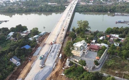 Hình ảnh tuyến đường trục trung tâm qua siêu phường ở Đồng Nai sắp thông xe