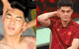 Thủ môn hotboy U23 Việt Nam Trần Trung Kiên được gợi ý đi thi Nam vương, lúc đau đớn visual vẫn điển trai tuyệt đối!