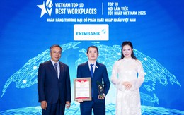 Eximbank được vinh danh 03 hạng mục Top 10 – Top 50 – Top 500 Nhà tuyển dụng và môi trường làm việc tốt nhất Việt Nam năm 2025