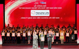 Hanwha Life 6 năm liền được vinh danh trong Top 500 Doanh nghiệp lớn nhất Việt Nam