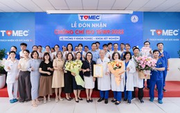 TOMEC đạt chứng nhận ISO 15189:2022 về chất lượng và năng lực xét nghiệm y tế