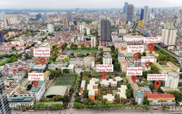 Một đoạn đường chưa đầy 2km ở Hà Nội tập trung hàng loạt trường đại học lớn, cùng nhiều dự án bất động sản, có nút giao ba tầng, metro chạy dọc tuyến