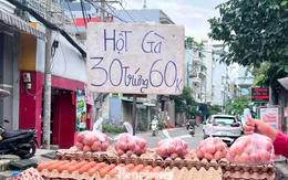 Trứng gà giá rẻ len lỏi đến tận nhà