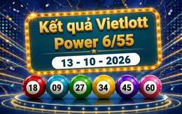 Vietlott 13/10 - Kết quả xổ số Vietlott Power 6/55 ngày 13 tháng 10