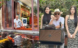 Nam nghệ sĩ đình đám bán loa đài ở đường Kim Giang, Hà Nội