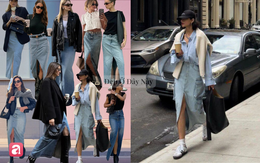 Chân váy jeans dáng dài: Vừa trẻ trung vừa sang chuẩn "old money"
