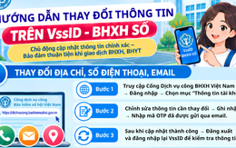 Hướng dẫn thay đổi thông tin trên VssID - BHXH số