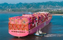 Siêu tàu container dài hơn 360 mét, 172.000 tấn cập cảng Hải Phòng, phá kỷ lục vừa thiết lập cách đây 3 tháng
