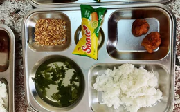 Khay cơm với muối lạc và hai miếng chả bé xíu ở Phú Thọ: Chính quyền xã nói gì?