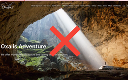 Giả mạo website bán tour thám hiểm Sơn Đoòng giá nghìn USD