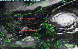 Siêu bão Champi mạnh cấp 17, mắt bão rộng 80km