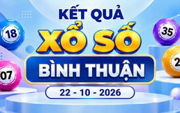 XSBTH 22/10 - Kết quả xổ số Bình Thuận ngày 22 tháng 10