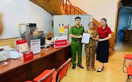 Công an thông báo đến tất cả người dân đến ngân hàng giao dịch với nội dung sau