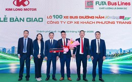 Xe bus giường nằm thuần điện do Việt Nam sản xuất lần đầu được đưa vào vận tải liên tỉnh
