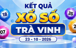 XSTV 23/10 - Kết quả xổ số Trà Vinh ngày 23 tháng 10