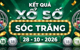 XSST 28/10 - Kết quả xổ số Sóc Trăng hôm nay ngày 28 tháng 10