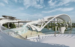 Cây cầu chưa từng có tại Việt Nam dài 720m, 'ngốn' hơn 24.000 lít sơn, dựng một vòm thép nặng hàng nghìn tấn