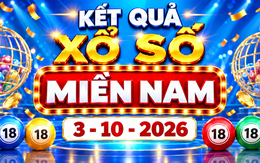 XSMN 3/10 - Kết quả xổ số miền Nam hôm nay ngày 3 tháng 10