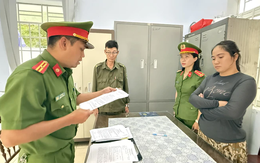 Thi hành lệnh bắt tạm giam Lý Thị Thu Vân 38 tuổi
