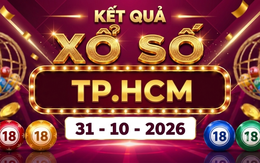 XSHCM 31/10 - Kết quả xổ số TP.HCM ngày 31 tháng 10