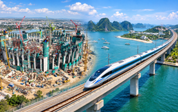 Cập nhật đại công trường của Vingroup: Đường sắt Hà Nội – Quảng Ninh 5,6 tỷ USD đang đúc phiến dầm đầu tiên, sân vận động lớn nhất thế giới chuẩn bị nâng mái thép