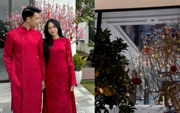 Biệt thự nhà Thành Chung và hotgirl Tuyên Quang lộng lẫy, rực rỡ không khi Tết, cuộc sống hôn nhân khiến netizen chỉ biết ước