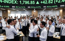 VN-Index bùng nổ gần 43 điểm, nhà đầu tư vỡ òa nhận "lì xì" sớm