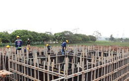 Cận cảnh công trường đại dự án Khu đô thị thể thao Olympic