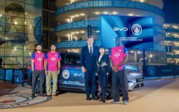 NÓNG: Manchester City chọn BYD làm đối tác di chuyển chính thức