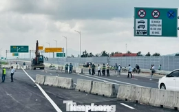 Dừng thông xe trên cao tốc Quảng Ngãi - Hoài Nhơn