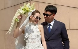 Ảnh cưới của MC Huyền Trang với cầu thủ Đức Huy